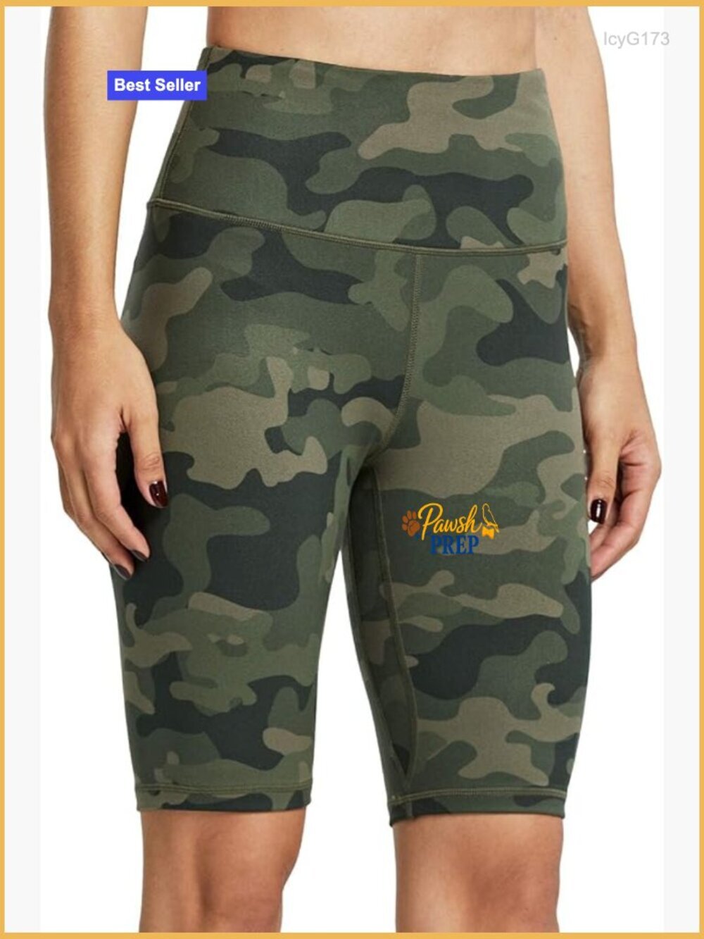 High Waisted 10" Biker Shorts with Tummy Control and 2 Hidden Pockets